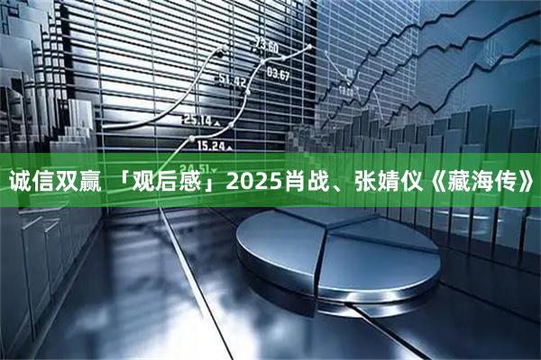 诚信双赢 「观后感」2025肖战、张婧仪《藏海传》